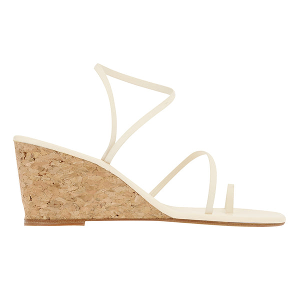ancient greek sandals Chora mid wedge Off White