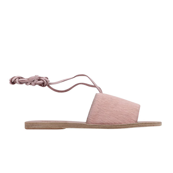ancient greek sandals Christina Pink