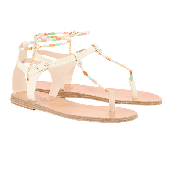 Ancient Greek Sandals Chrysso OFF WHITE/PASTEL
