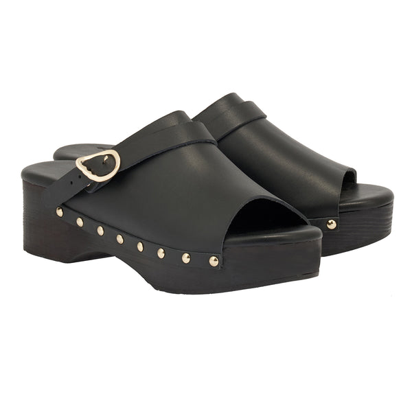 Ancient Greek Sandals Classic Clog Black