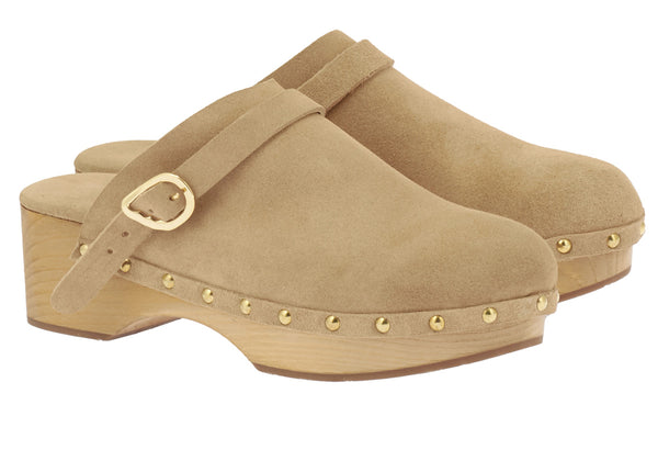 Ancient Greek Sandals Classic Closed Clog Camel