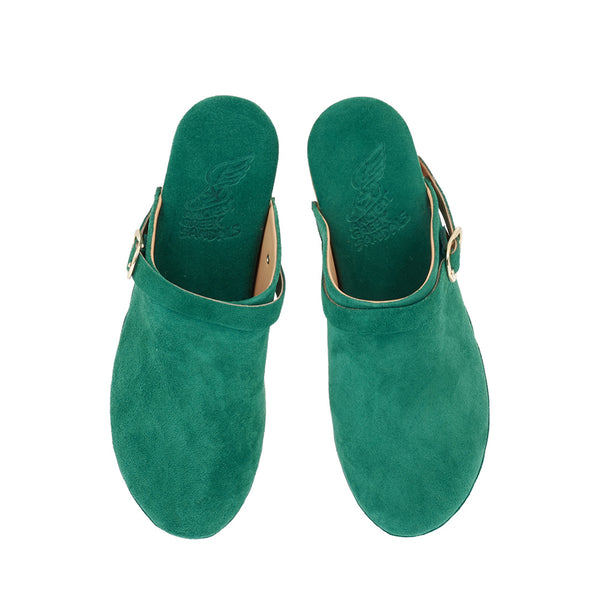 Ancient Greek Sandals Classic Closed Clog Green