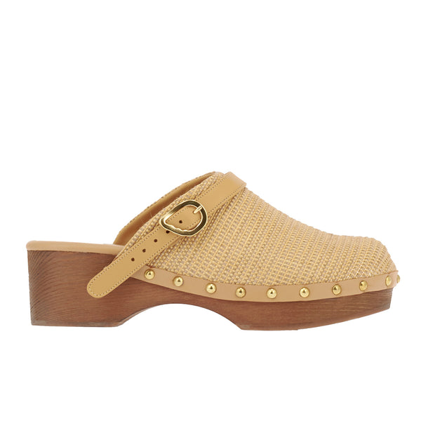 ancient greek sandals Classic closed clog Natural