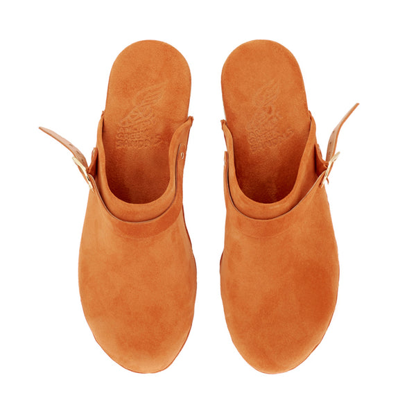 Ancient Greek Sandals Classic Closed Clog Orange