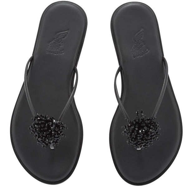 Ancient Greek Sandals Cleo Black