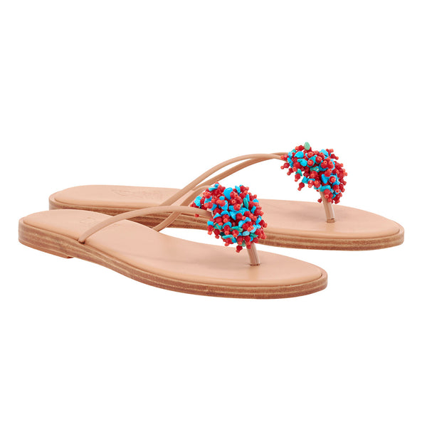 Ancient Greek Sandals Cleo Natural / Multi