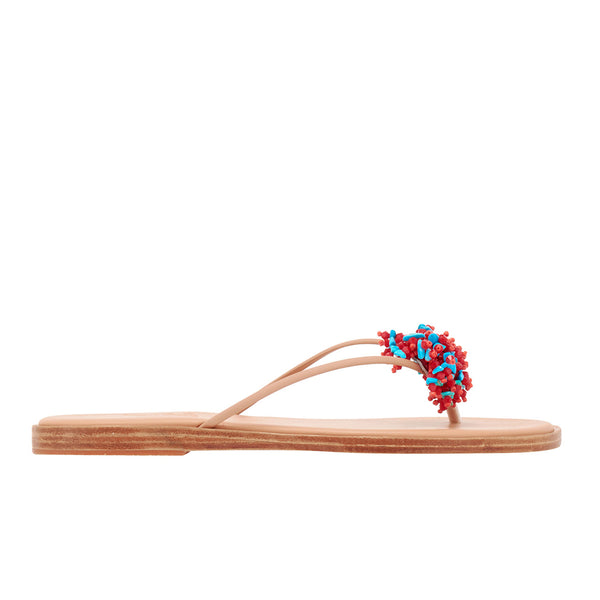 ancient greek sandals Cleo Natural / Multi
