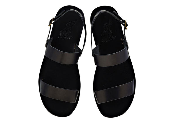Ancient Greek Sandals Cleon Black