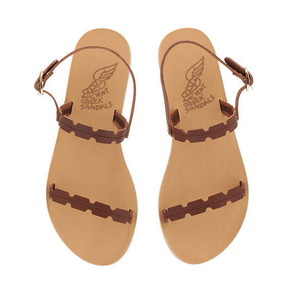 Ancient Greek Sandals Cli Chestnut