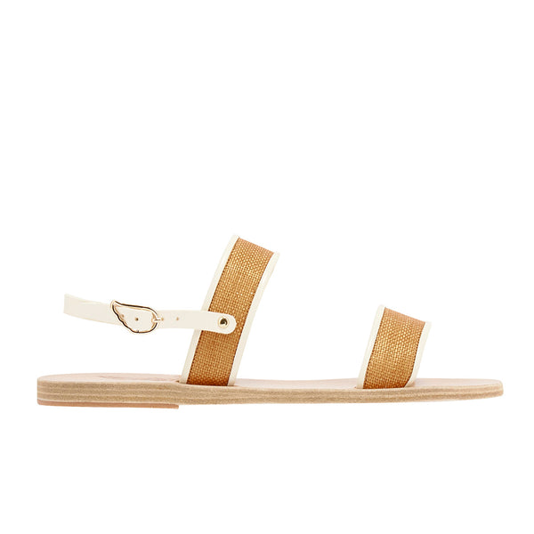 ancient greek sandals Clio BRUCIATO/OFF WHITE