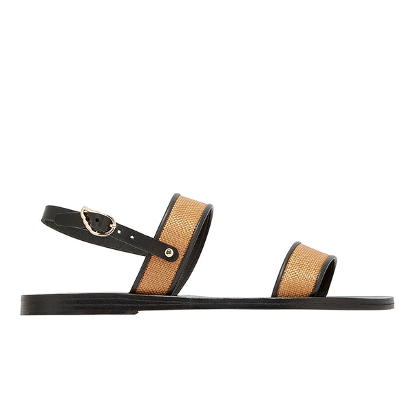 ancient greek sandals Clio Cognac / Black