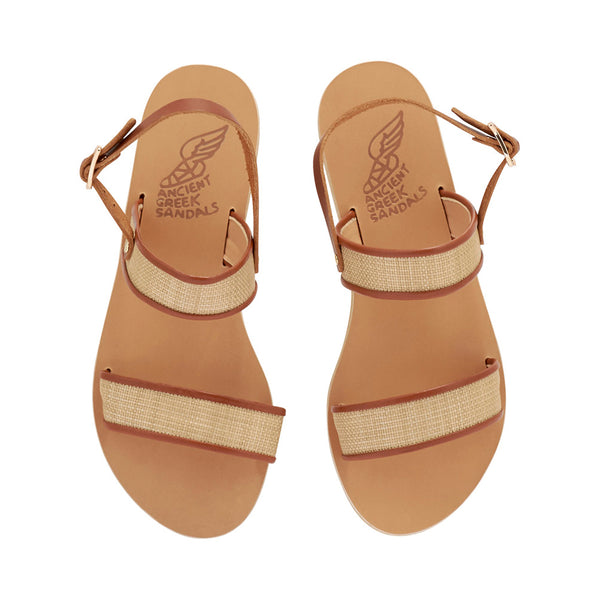 Ancient Greek Sandals Clio Lino / Cotto