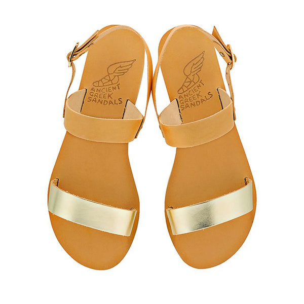 Ancient Greek Sandals Clio Natural / Platinum