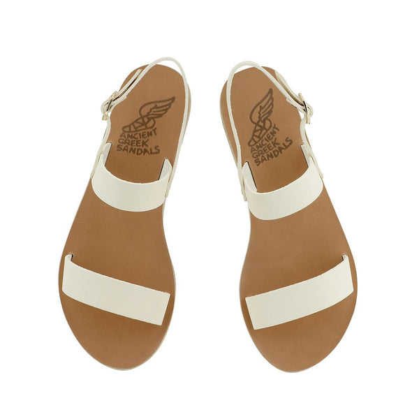 Ancient Greek Sandals Clio Off White