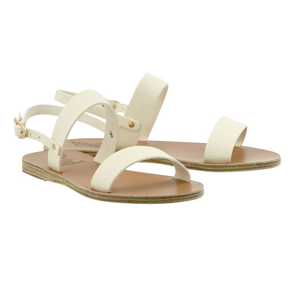 Ancient Greek Sandals Clio Off White