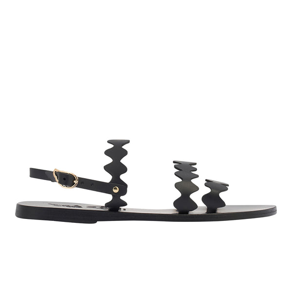ancient greek sandals Clio onda Black