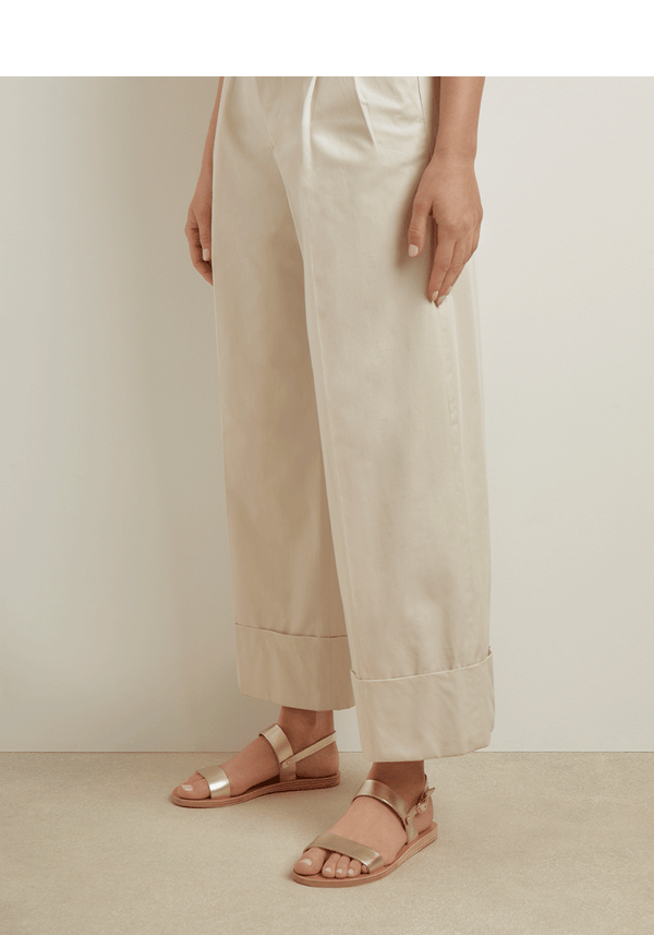 Ancient Greek Sandals Clio Platinum