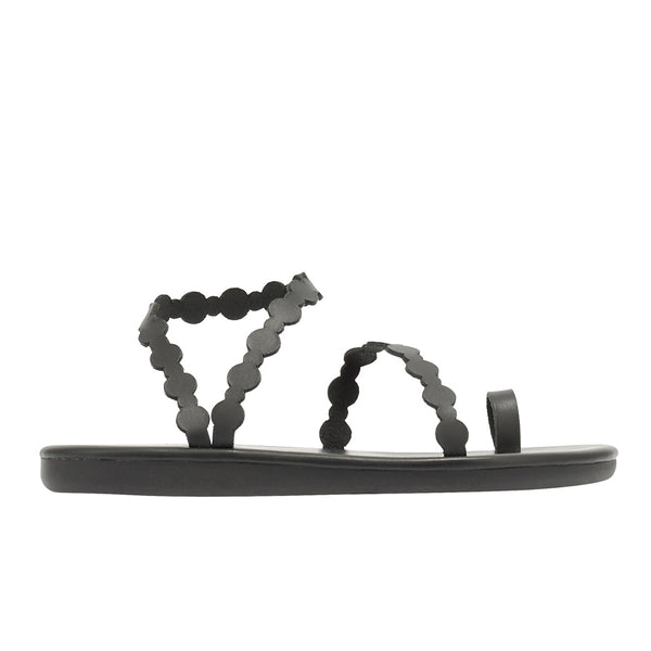 ancient greek sandals Cronos Black