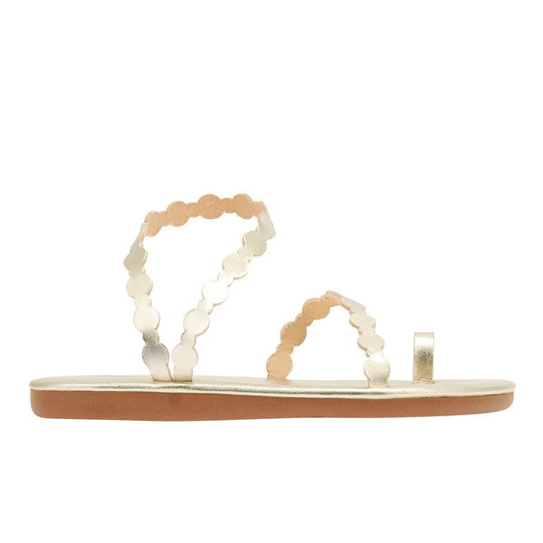 ancient greek sandals Cronos Platinum