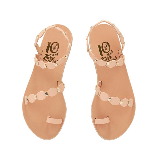 Ancient Greek Sandals Dame D'auxerre Natural / Gold