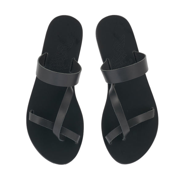Ancient Greek Sandals Daphnae Black