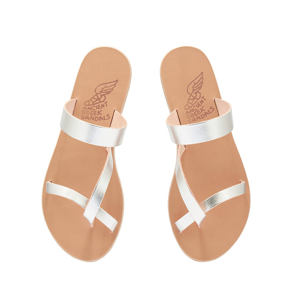 Ancient Greek Sandals Daphnae Silver
