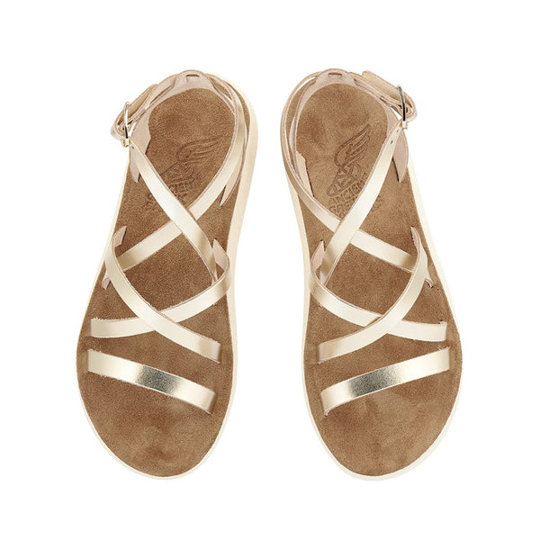 Ancient Greek Sandals Delia Comfort Platinum