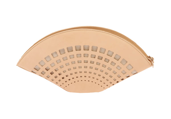 ancient greek sandals Demijohn clutch Natural