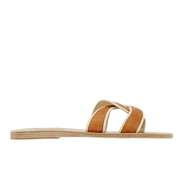 ancient greek sandals Desmos BRUCIATO/OFF WHITE