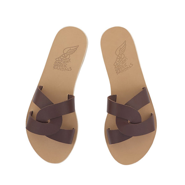 Ancient Greek Sandals Desmos Chestnut
