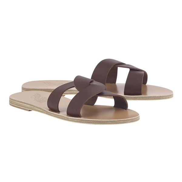 Ancient Greek Sandals Desmos Chestnut