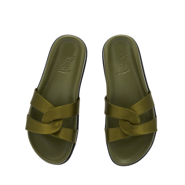 Ancient Greek Sandals Desmos Footbed Khaki