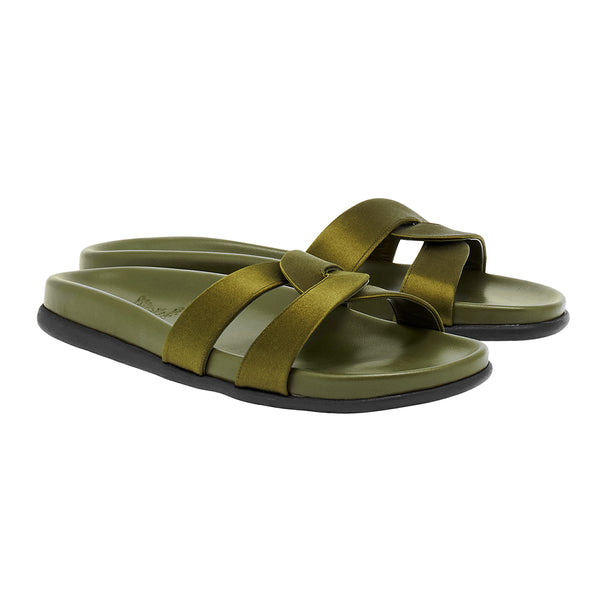 Ancient Greek Sandals Desmos Footbed Khaki