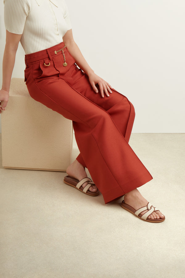 Ancient Greek Sandals Desmos Footbed NATURAL/ COTTO