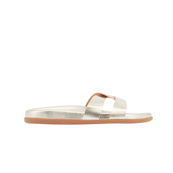 ancient greek sandals Desmos footbed Platinum