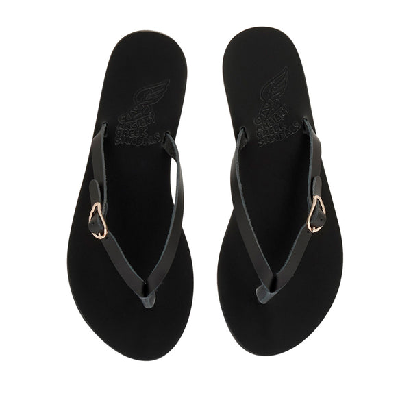 Ancient Greek Sandals Dihalo Black