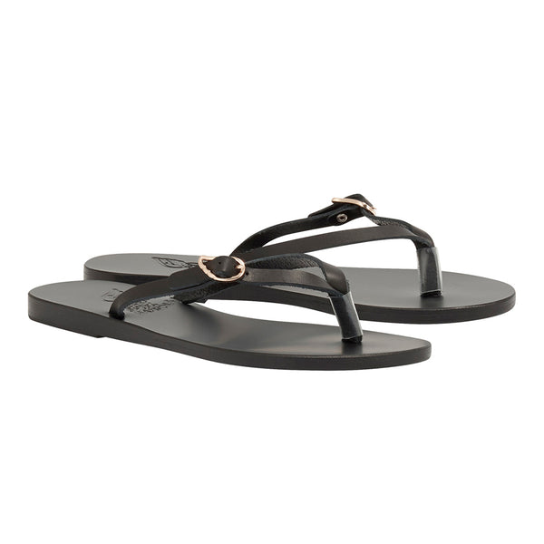 Ancient Greek Sandals Dihalo Black