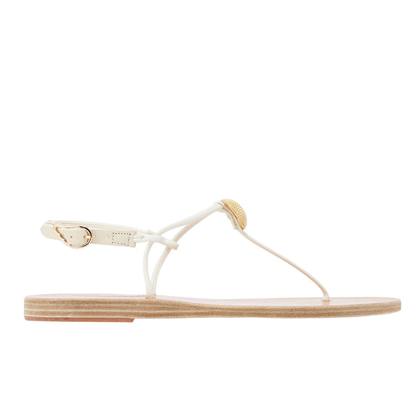 ancient greek sandals Dimitra Off White