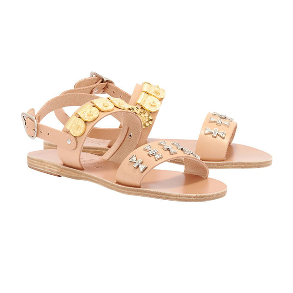 Ancient Greek Sandals Dinami Elements Natural