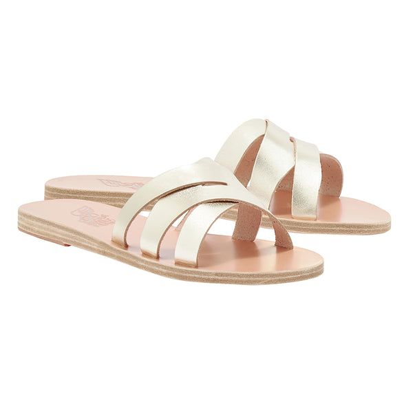 Ancient Greek Sandals Dionysia Platinum