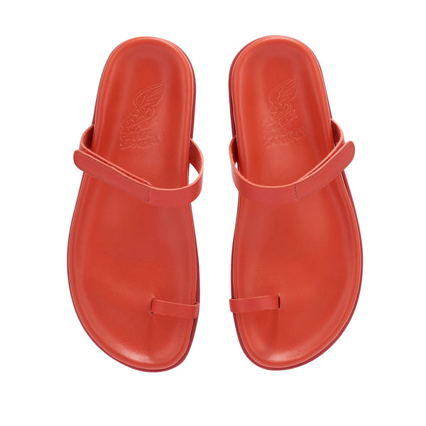 Ancient Greek Sandals Dokos Red