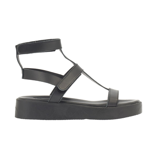 ancient greek sandals Efrosini Black