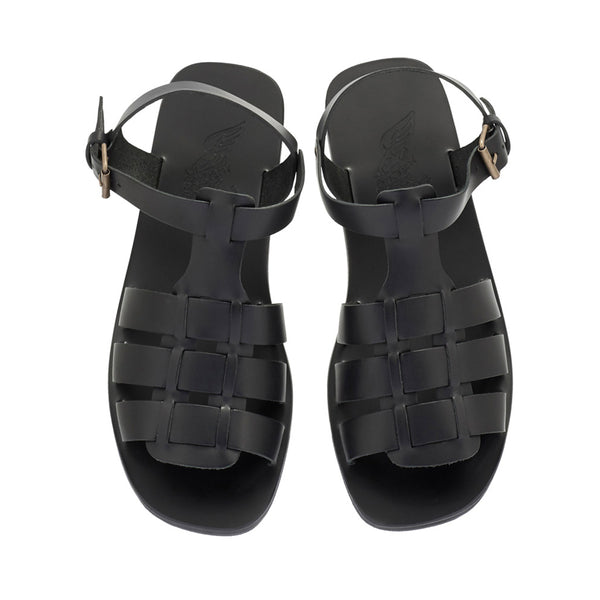 Ancient Greek Sandals Ektoras Black