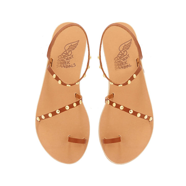 Ancient Greek Sandals Eleftheria Bee Terracotta