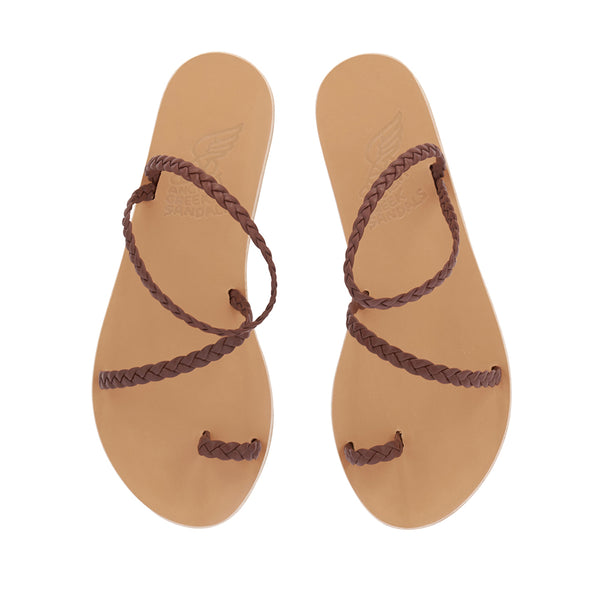Ancient Greek Sandals Eleftheria Chestnut