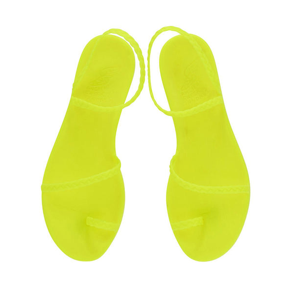 Ancient Greek Sandals Eleftheria Fluo Yellow