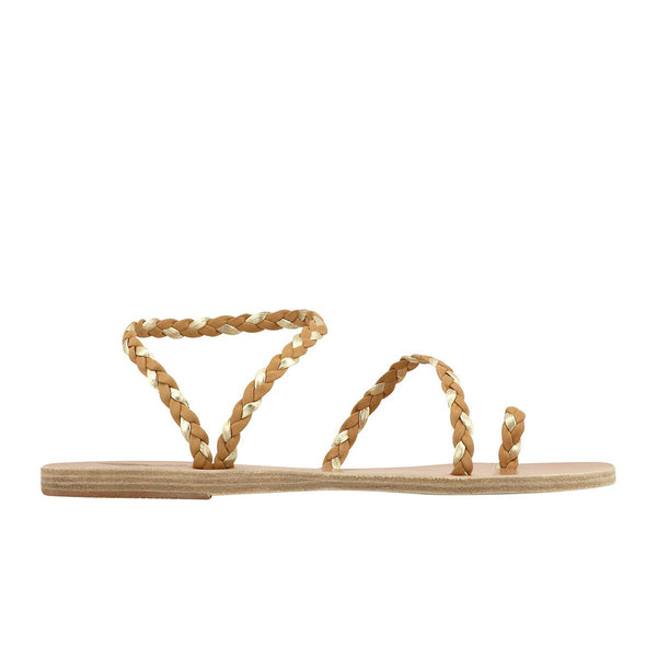 ancient greek sandals Eleftheria Natural / Platinum
