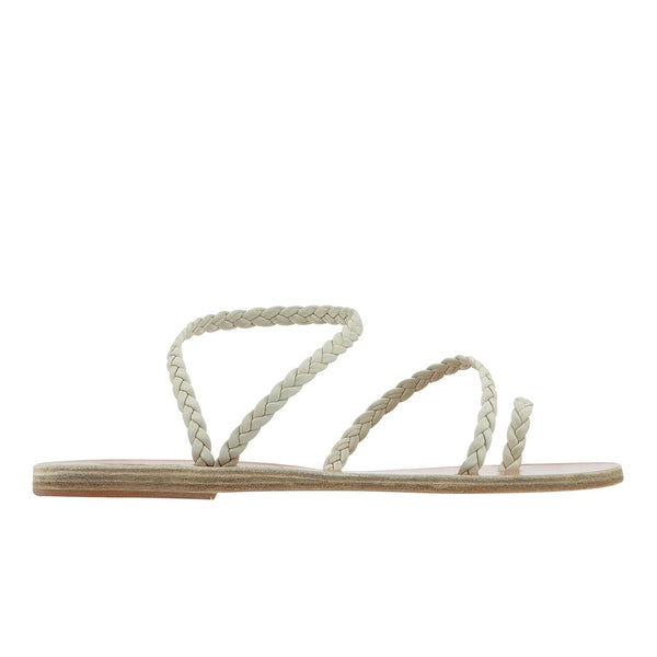 ancient greek sandals Eleftheria Off White