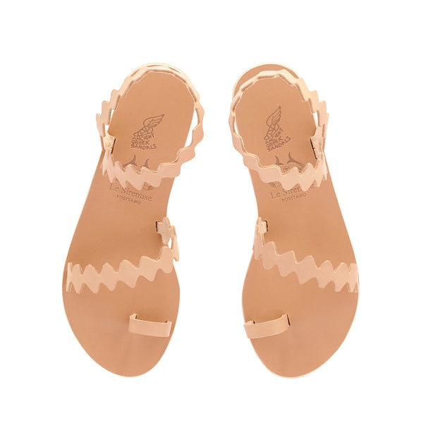 Ancient Greek Sandals Eleftheria Onda Natural