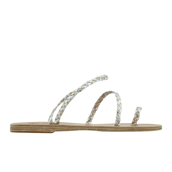 ancient greek sandals Eleftheria Platinum / Silver
